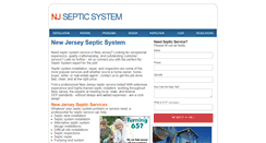 Desktop Screenshot of njsepticsystem.com